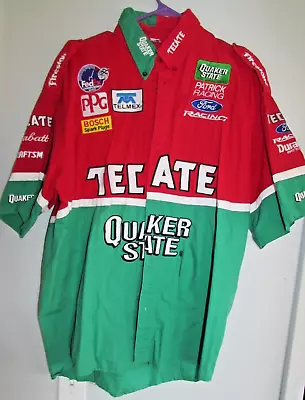 Adrian Fernandez Autograph Tecate Indy 500 Racing Crew Shirt • $75