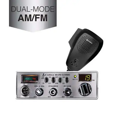 Cobra 25 LTD Classic Professional Midsize CB Radio AM FM New 2024 Model • $129.95
