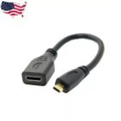 Micro Hdmi Type D Male To Hdmi Type A Female Cable Adapter Converter Connector • $9.59