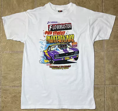 Vintage 1999 Flowmaster Pro Street Invitational Norwalk Raceway T-Shirt Mens MED • $21.24