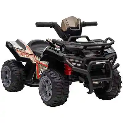 Kids Ride-on Four Wheeler ATV Car With Music For 18-36 Months Black • £60.99