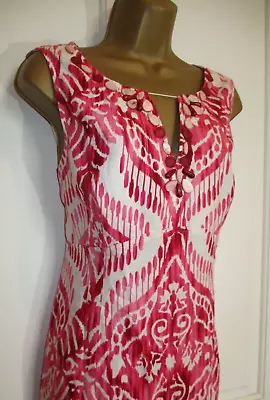 £29.95 • Buy Jessica Howard Embellished Ikat Linen Blend Sheath Dress Party Occasion Size 18