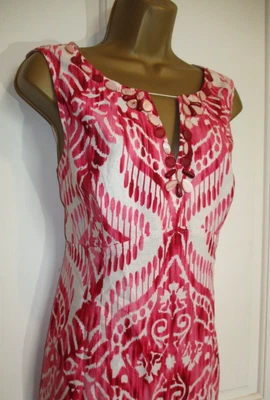 £29.95 • Buy Jessica Howard Embellished Ikat Linen Blend Sheath Dress Party Occasion Size 18