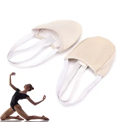Half PU Leather Sole Ballet Pointe Dance Shoes Rhythmic Gym Slippers Foot D~mj • $6.23