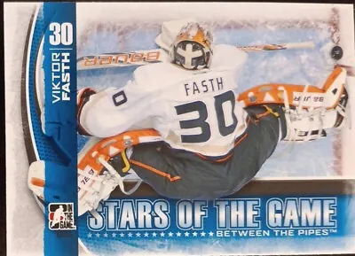 2013 - 2014 ITG Between The Pipes Viktor Fasth Stars Of The Game #19 Hockey • $2.21