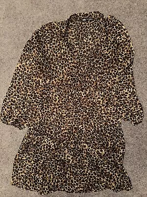 Zara Leopard Dress M • £1.99