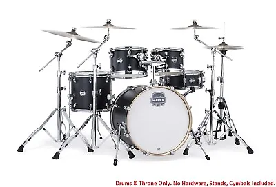 Mapex Mars Maple Matte Black Rock 22_10_12_16_14x5.5 Drums +Throne NEW | Dealer • $899