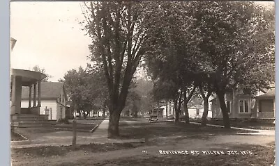 RESIDENCE STREET Milton Junction Wi Real Photo Postcard Rppc Wisconsin History • $16.65