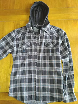 £6 • Buy Urban Spirit Hooded Shirt Top Size M