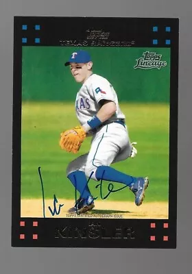 2011 Topps Ian Kinsler Auto Texas Rangers • $9.99