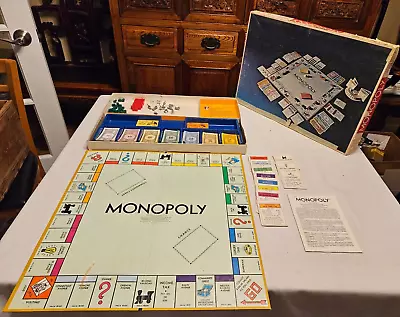 Vintage 1970 Parker Brothers Monopoly Board Game ~ Complete! • $40