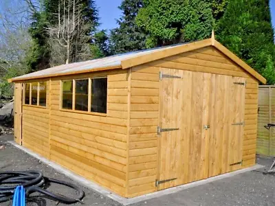 16' X 10' T & G Shiplap Garage | Timber Workshop • £1889
