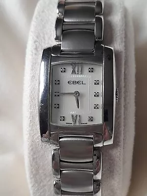 £540 • Buy Ladies Ebel Brazillia MOP Diamond Dial Quartz Watch *LOWER PRICE*