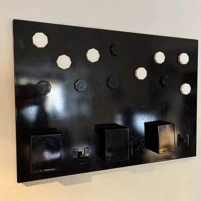 £15 • Buy Metal IKEA ‘Spontan’ Metal Notice Board, With 12 Magnets, 3 Bins, 3 Hooks