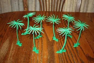 Recast MPC Prehistoric Green Palm Trees For Jurassic Park Playsets - Marx • $5.99