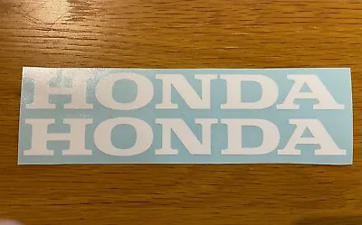 Honda Motorcycle Tank Decal Sticker X2 240x40mm • £4.50