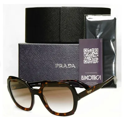 New PRADA Vintage Style Italian Made Sunglasses Brown Square Frame • $173