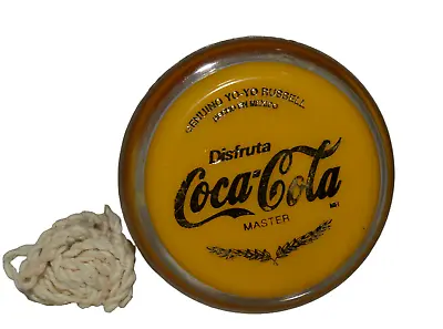 Vintage Rare Toy Mexican Genuine Yo-yo Russel Master Coca Cola Yellow I • $19.99