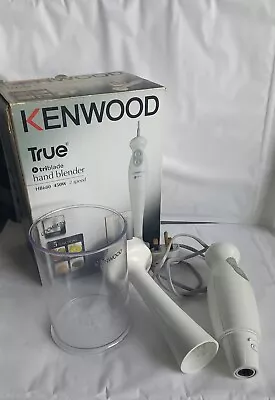 KENWOOD TRUE Hand Blender Tri Blade System HB680 450W Two Speed Hardly Used • £14.99