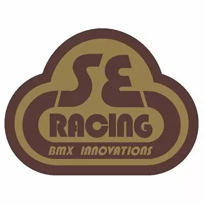 SE Racing - 80'S Head Tube Decal - Gen 2 BROWN & GOLD- Old School Bmx • $11