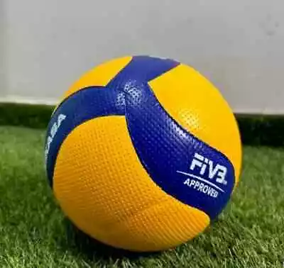 Mikasa Volley Ball Yellow Indoor Match Ball Official V200W 2019 FIVB -Size-5- • $31.59