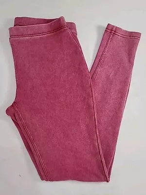 Simply Vera Wang Leggings Womans Size S Pink Color Ankle Length • $14.88