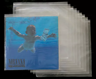 $54.99 • Buy 100x 12  Vinyl LP ZIP-LOCK Poly Outer Sleeves (Sealable Plastic Cover) NEW