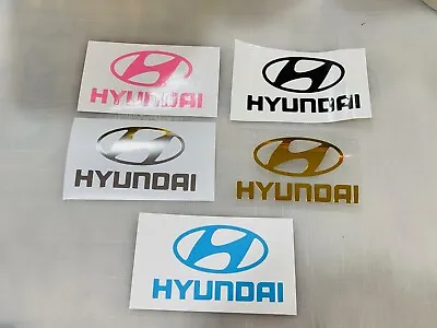 Hyundai Logo Vinyl Decal Many Large Sizes & Colors & FREE Ship Buy 2 Get 1 FREE! • $12.08