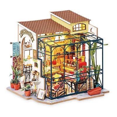 Rolife DIY Wooden Doll House Model Kits Miniature Craft Room Home Decoration • £39.99