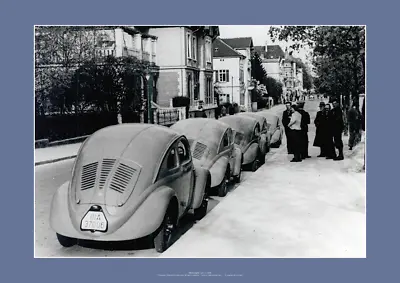 Volkswagen Type 1 Art Print – The Original VW Beetle 1938 – 2 Sizes Poster • $11.06