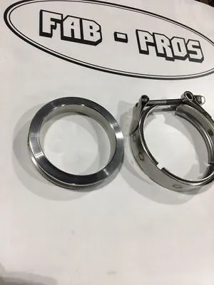 Stainless 3  (3.10  OD) V-Band Flange & Clamp Garrett Borg Warner PTE T3 Turbo • $34.95