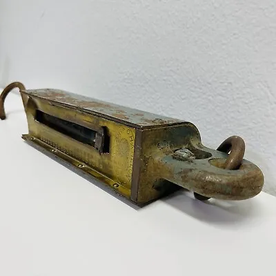 Antique Chatillon's Iron Clad Hanging Meat Scale 200lbs Spring Scale Industrial  • $40
