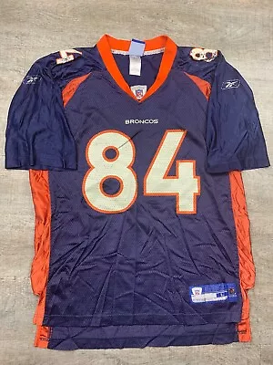 NFL Denver Broncos Javon Walker #84 Jersey Sz L Football Mile High Stadium 2007 • $34.99