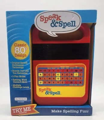 Basic Fun Speak & Spell Electronic Game Classic 80's Vtg Design NEW • $18.39