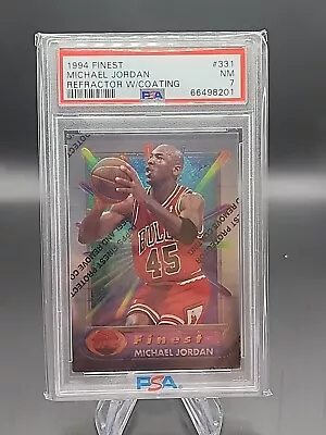 Michael Jordan | 1994-95 Topps Finest Refractor PSA 7 | Chicago Bulls • $205.50