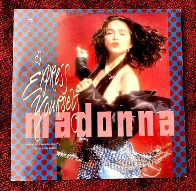 Madonna Express Yourself Brunette Like A Prayer Uk Eu France 12  Vinyl Record Lp • $30