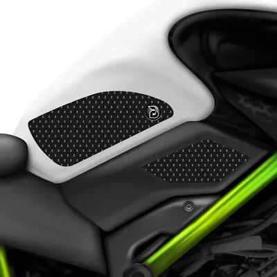 BLOQ Tank Grips / Traction Pads For KAWASAKI Z900 (2017-) - BLACK • £32.99