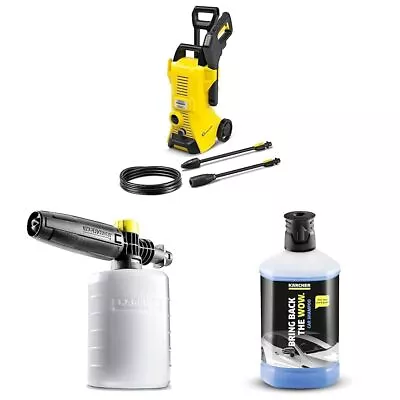 K 3 Power Control High Pressure Washer &  FJ6 Foam Nozzle - • £184.06