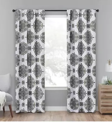 Eclipse 37in X 95in Olivia Green Rod Pocket Blackout Curtain Panels  • $16.95