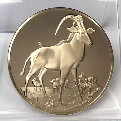 East African Wild Life Society Sable Antelopes Bronze Medal # • $10