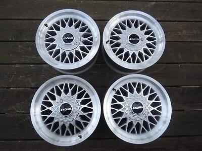 Set 4 RONAL ACT LS 7.5J X 16 H2 E35 MESH Alloy WHEELS W/ CAPS Refinished BMW M3 • $1995