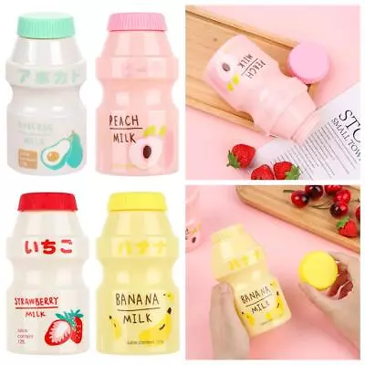 Fashion Outdoor Carton Yakult Shape Shaker Bottle Travel Tea Cup Plastic • $11.22