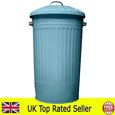 45l Metal Duck Egg Bin Waste Bin Retro Vintage Dustbin Horse Pet Feed Trash • £32.99