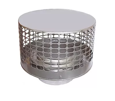 $225.95 • Buy FOREVER® Stainless Steel Liner Top Caps For Factory Build Triple Wall Chimneys