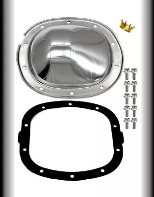 Chrome Chevy 10 Bolt Rear End Cover Gasket And Bolts Fits Camaro S10 Chevrolet • $52.99