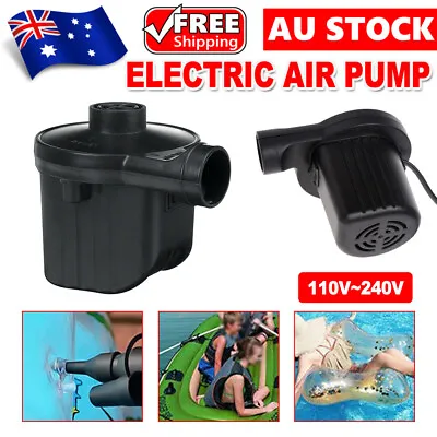 12V/240V Electric Air Pump Deflator Inflatables Compressor AU Plug Adaptor Tool • $16.49