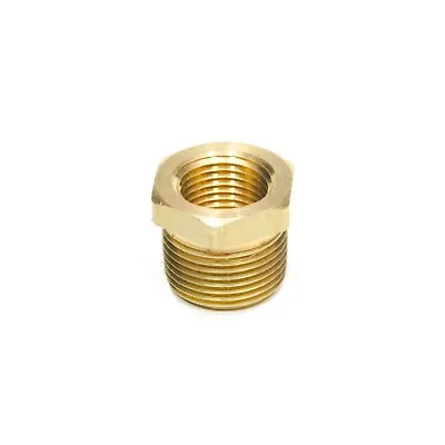 3/4 Male To 1/2 Female Npt Brass Pipe Reducer Bushing Fitting Water Fuel Gas Oil • $7.18