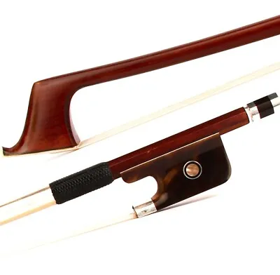 Master Antique Pernambuco Cello Bow 4/4 Value Parisan Eye Frog Silver Part Stiff • $198.99