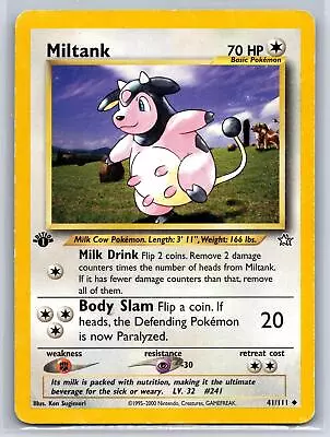 Miltank 041/111 Pokemon Neo Genesis 1st Edition Lightly Played • $9.99