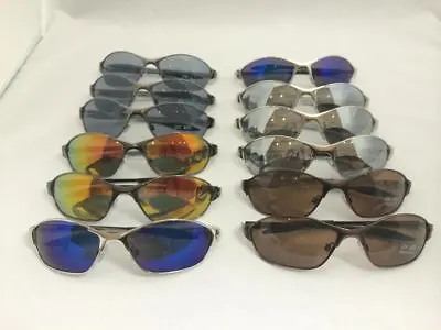 E1040 METAL SPORTS SUNGLASSES DIFFERENT COLOR MIRRORED LENS Wholesale 12 Pair • $15.99
